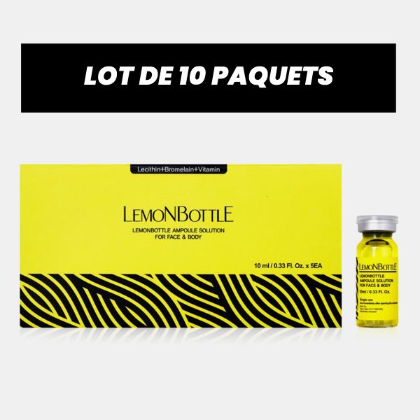 Lemon Bottle Pack de 5 Flacons – Lot de 10 Paquets